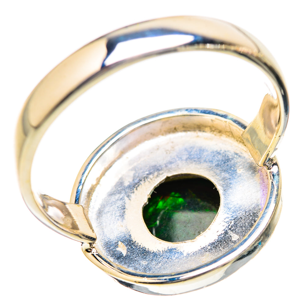 Black Opal Rings handcrafted by Ana Silver Co - RING129653 - Photo 3