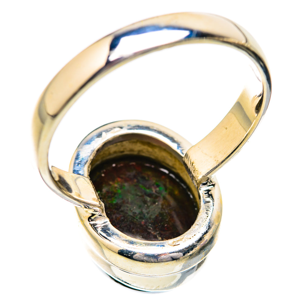 Black Opal Rings handcrafted by Ana Silver Co - RING129654 - Photo 3