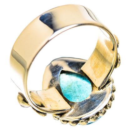 Blue Fluorite Rings handcrafted by Ana Silver Co - RING129655 - Photo 3