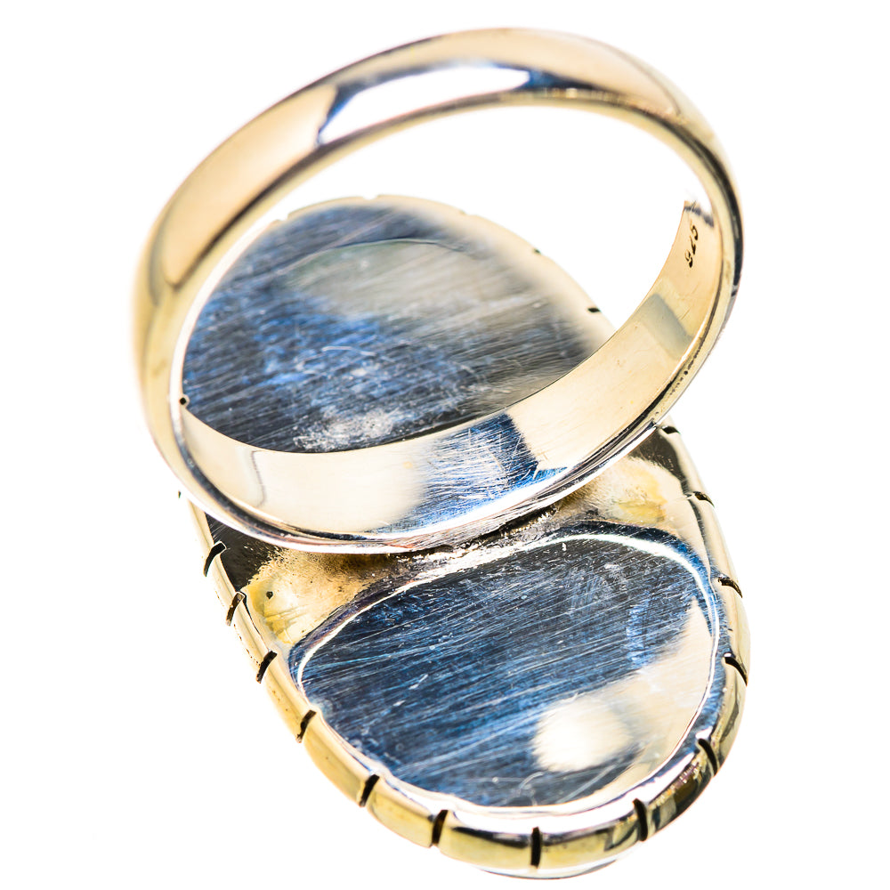 Green Moonstone Rings handcrafted by Ana Silver Co - RING129661 - Photo 3