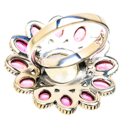 Rainbow Moonstone Rings handcrafted by Ana Silver Co - RING129670 - Photo 3