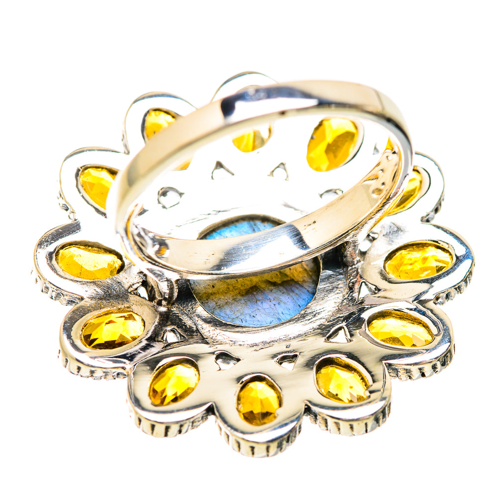 Labradorite Rings handcrafted by Ana Silver Co - RING129681 - Photo 3