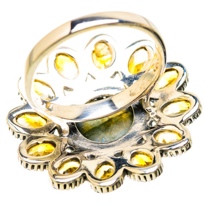 Labradorite Rings handcrafted by Ana Silver Co - RING129703 - Photo 3