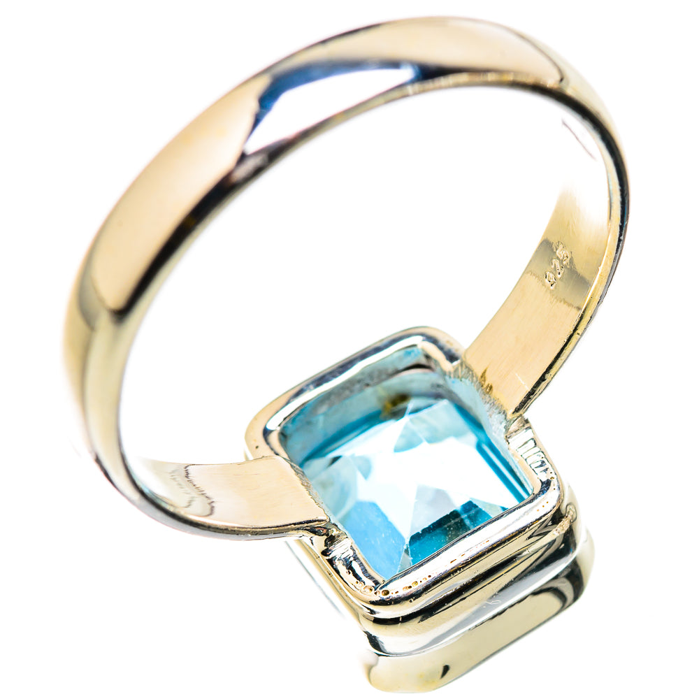 Blue Topaz Rings handcrafted by Ana Silver Co - RING129713 - Photo 3
