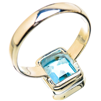 Blue Topaz Rings handcrafted by Ana Silver Co - RING129713 - Photo 3