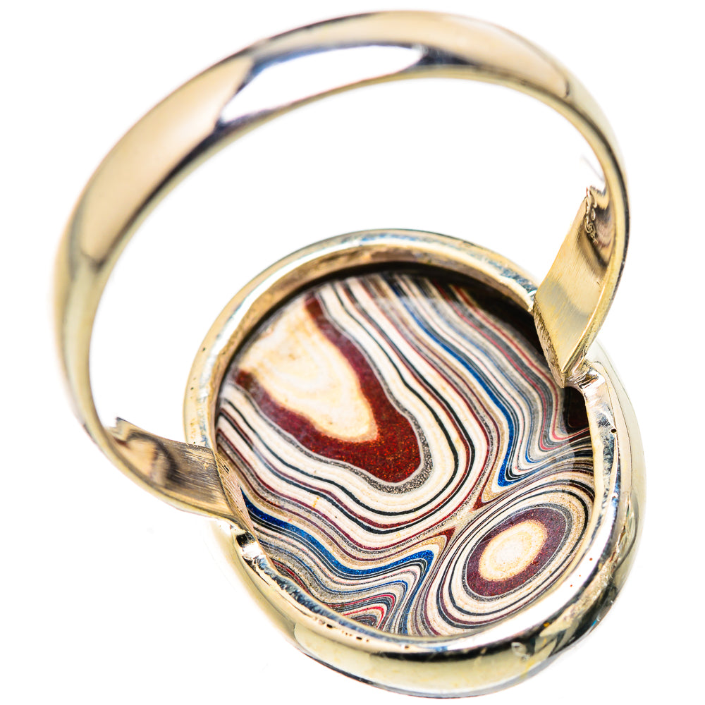 Fordite Rings handcrafted by Ana Silver Co - RING129726 - Photo 3