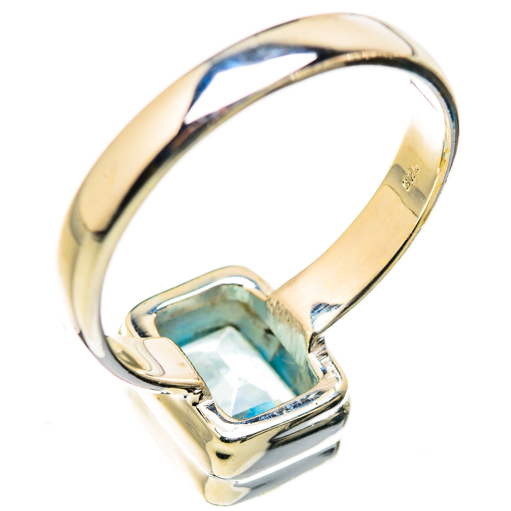 Blue Topaz Rings handcrafted by Ana Silver Co - RING129734 - Photo 3