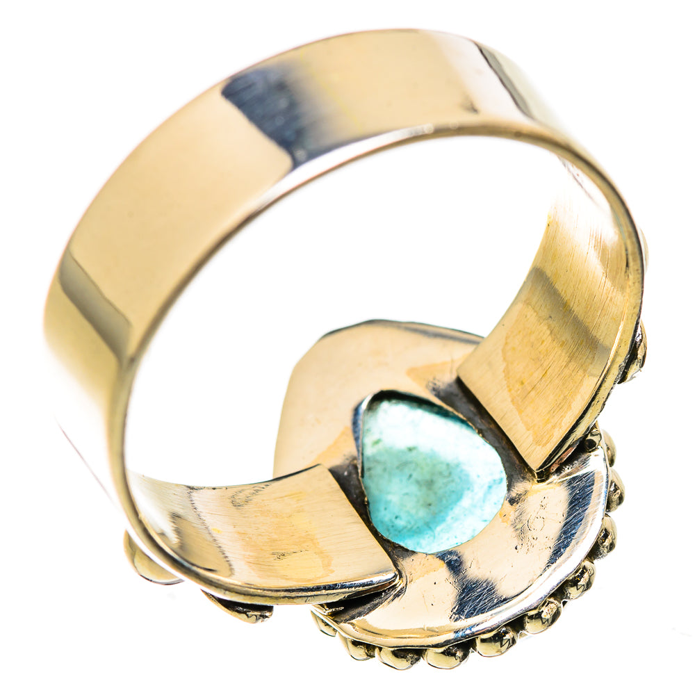 Blue Fluorite Rings handcrafted by Ana Silver Co - RING129735 - Photo 3