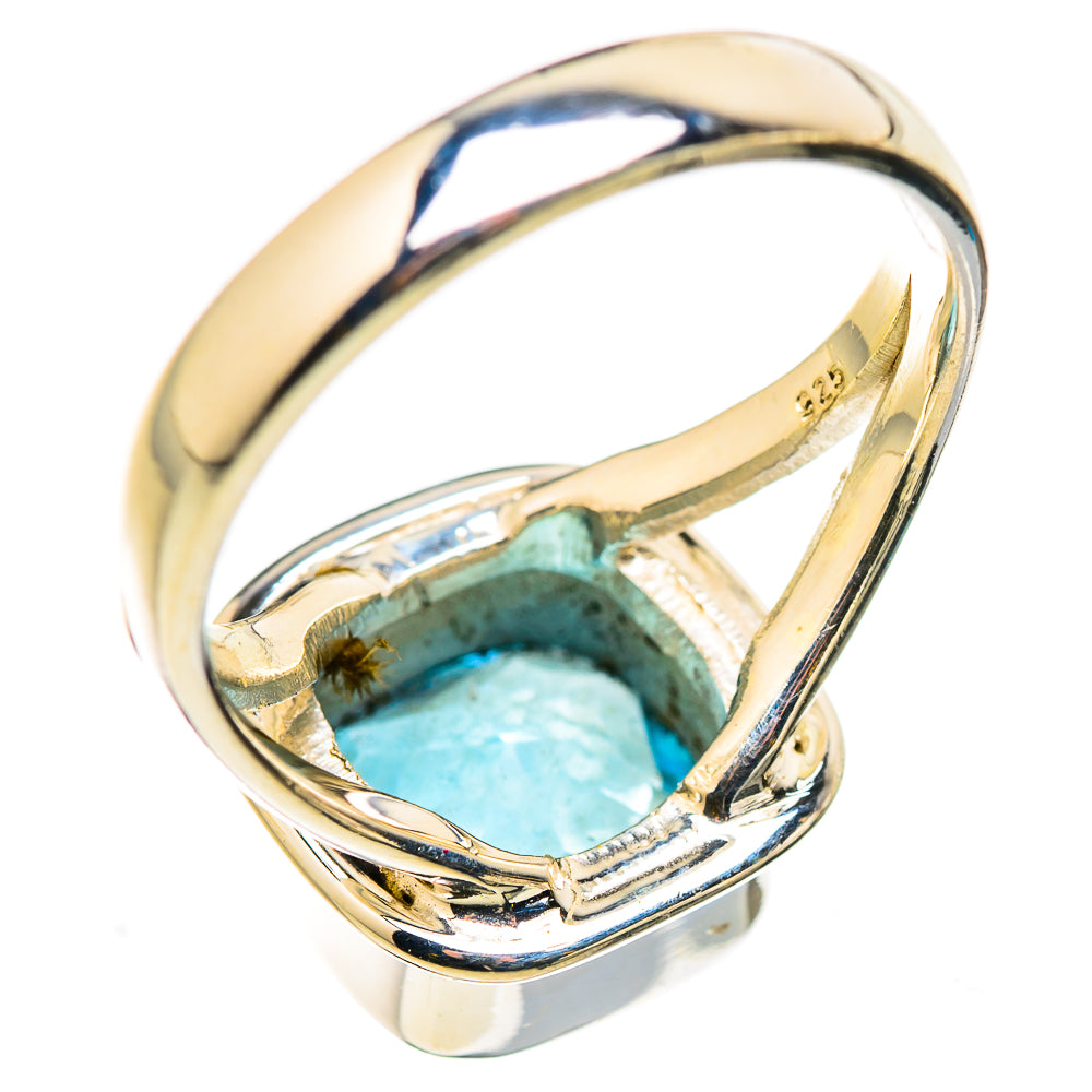 Blue Topaz Rings handcrafted by Ana Silver Co - RING129738 - Photo 3
