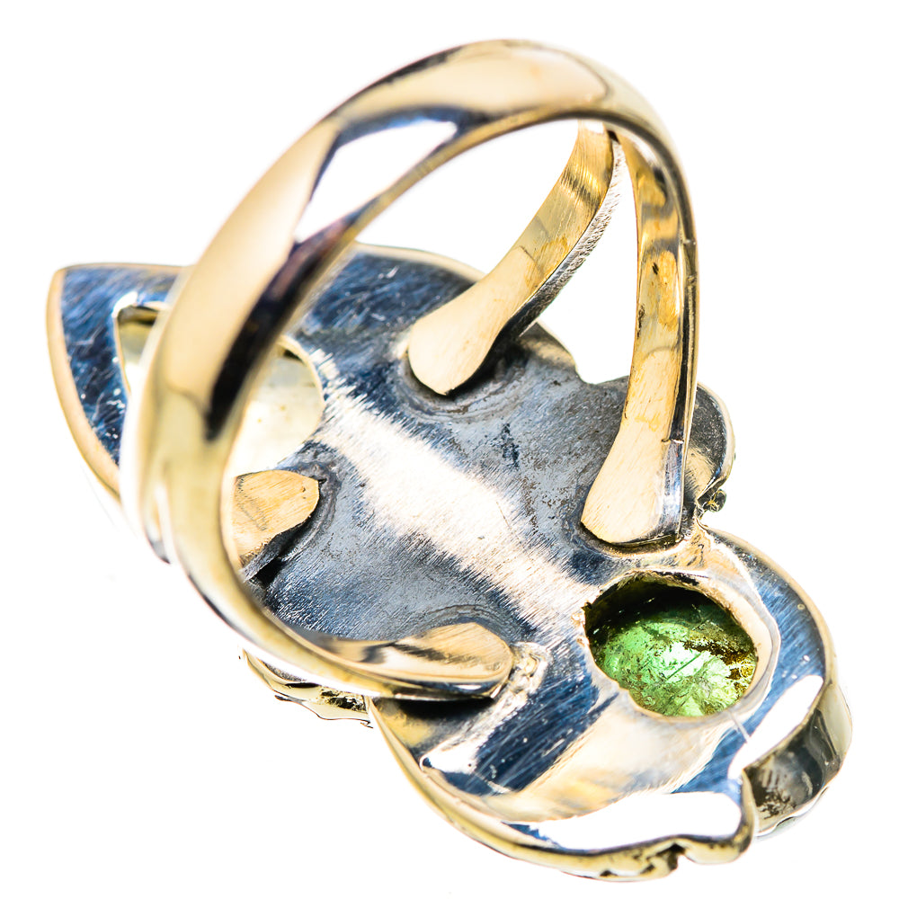 Rainbow Moonstone Rings handcrafted by Ana Silver Co - RING129740 - Photo 3