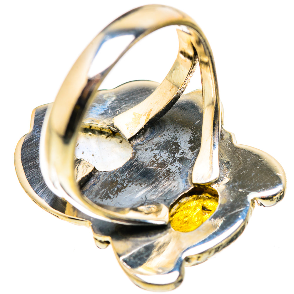 Rainbow Moonstone Rings handcrafted by Ana Silver Co - RING129741 - Photo 3