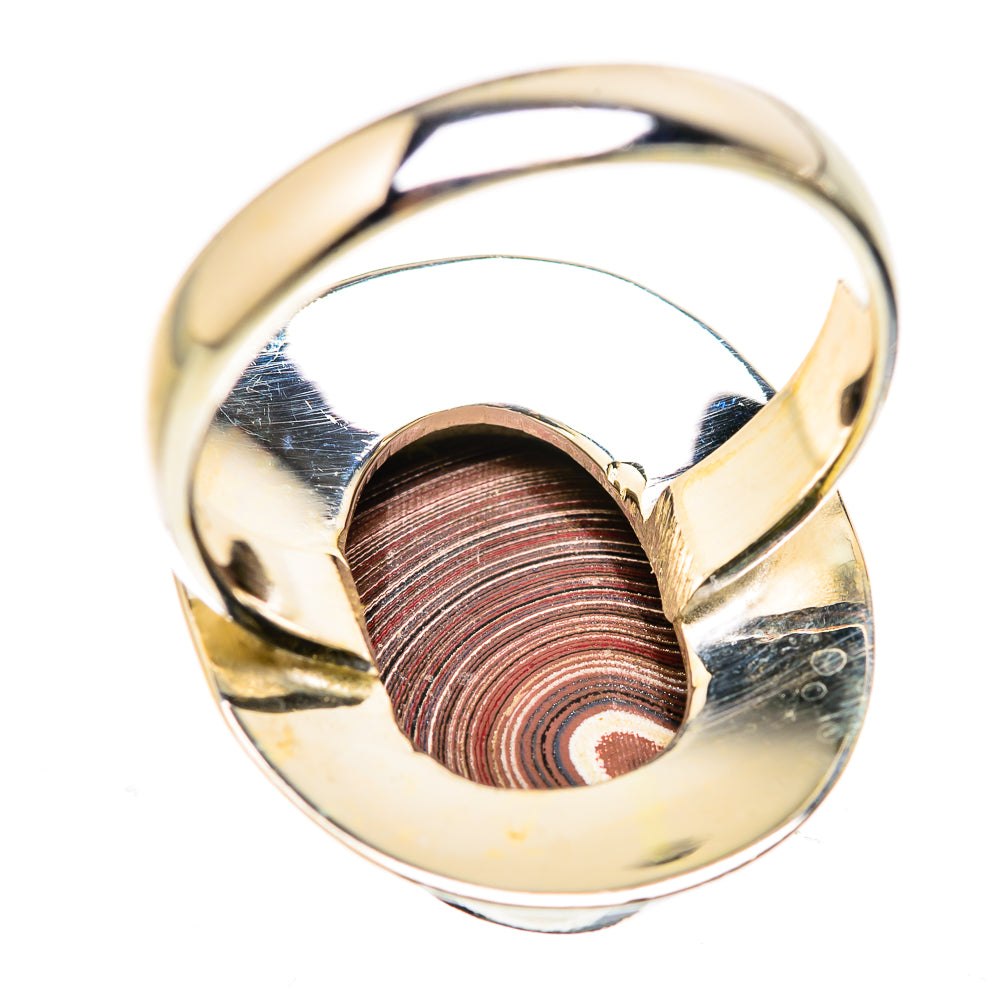 Fordite Rings handcrafted by Ana Silver Co - RING129751 - Photo 3