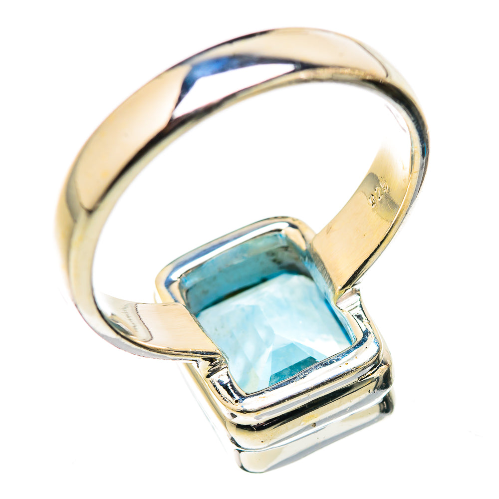 Blue Topaz Rings handcrafted by Ana Silver Co - RING129760 - Photo 3
