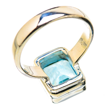 Blue Topaz Rings handcrafted by Ana Silver Co - RING129760 - Photo 3
