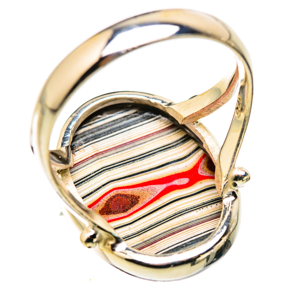 Fordite Rings handcrafted by Ana Silver Co - RING129773 - Photo 3