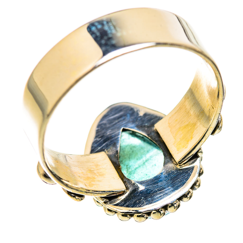 Blue Fluorite Rings handcrafted by Ana Silver Co - RING129782 - Photo 3