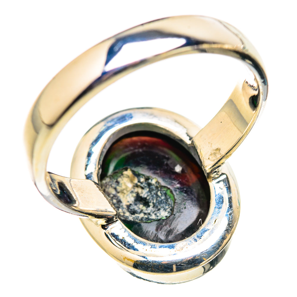 Black Opal Rings handcrafted by Ana Silver Co - RING129804 - Photo 3
