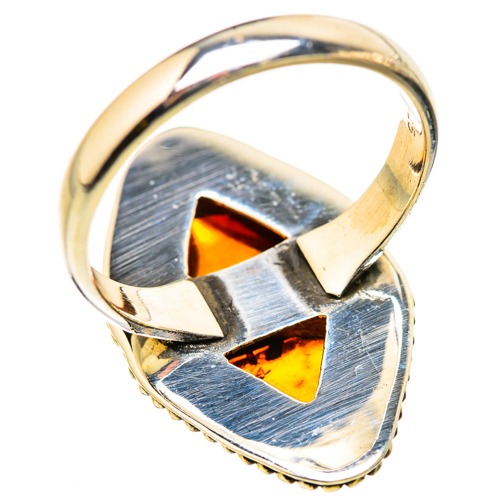 Baltic Amber Rings handcrafted by Ana Silver Co - RING129815 - Photo 3