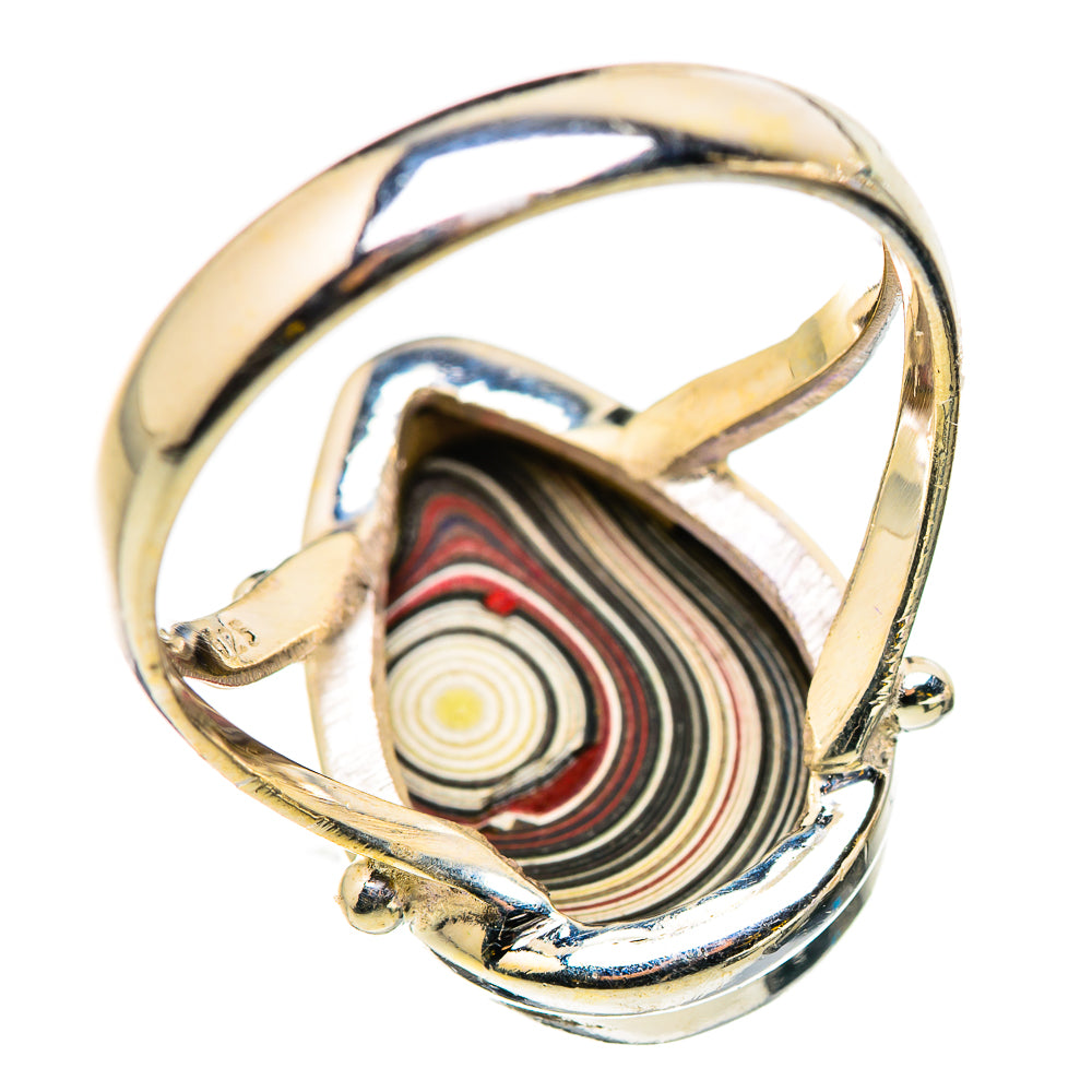 Fordite Rings handcrafted by Ana Silver Co - RING129821 - Photo 3