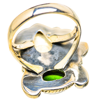 Rainbow Moonstone Rings handcrafted by Ana Silver Co - RING129833 - Photo 3
