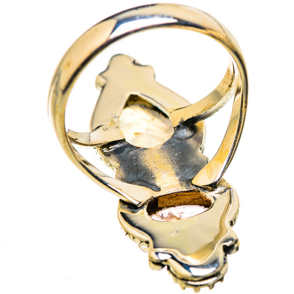 Rainbow Moonstone Rings handcrafted by Ana Silver Co - RING129838 - Photo 3