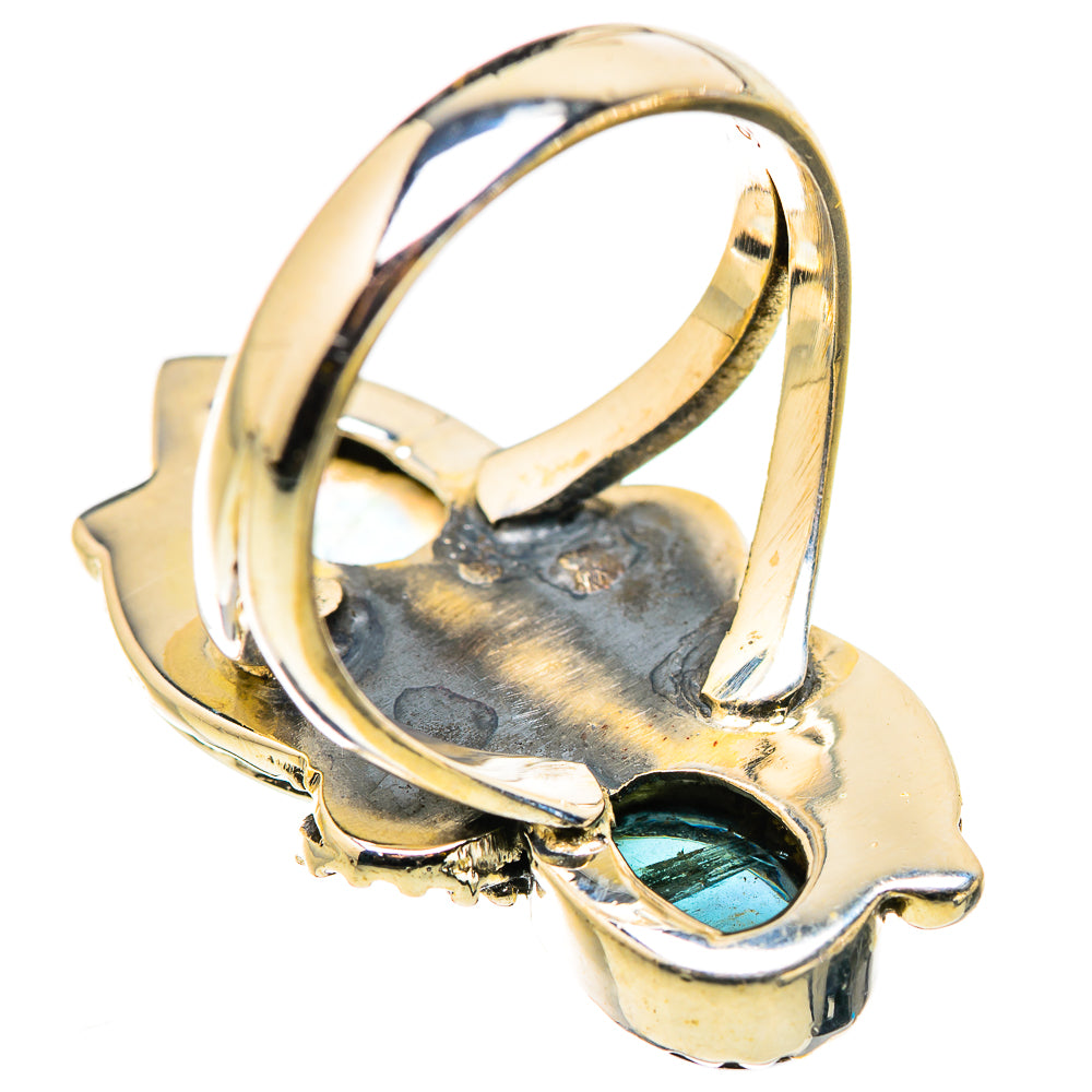 Rainbow Moonstone Rings handcrafted by Ana Silver Co - RING129847 - Photo 3