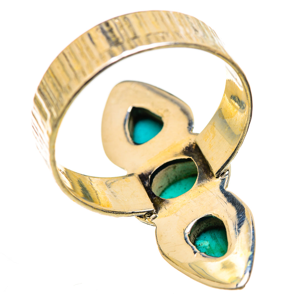 Sleeping Beauty Turquoise Rings handcrafted by Ana Silver Co - RING129849 - Photo 3
