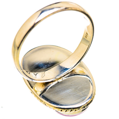 Pink Moonstone Rings handcrafted by Ana Silver Co - RING129858 - Photo 3