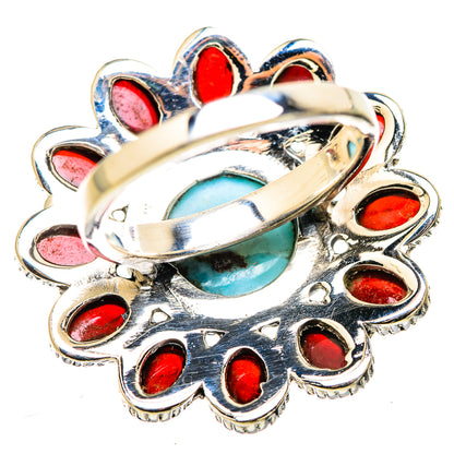 Larimar Rings handcrafted by Ana Silver Co - RING129870 - Photo 3
