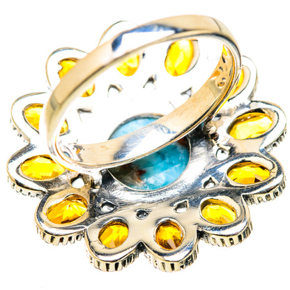 Larimar Rings handcrafted by Ana Silver Co - RING129892 - Photo 3