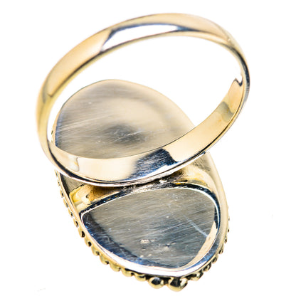 Green Moonstone Rings handcrafted by Ana Silver Co - RING129902 - Photo 3