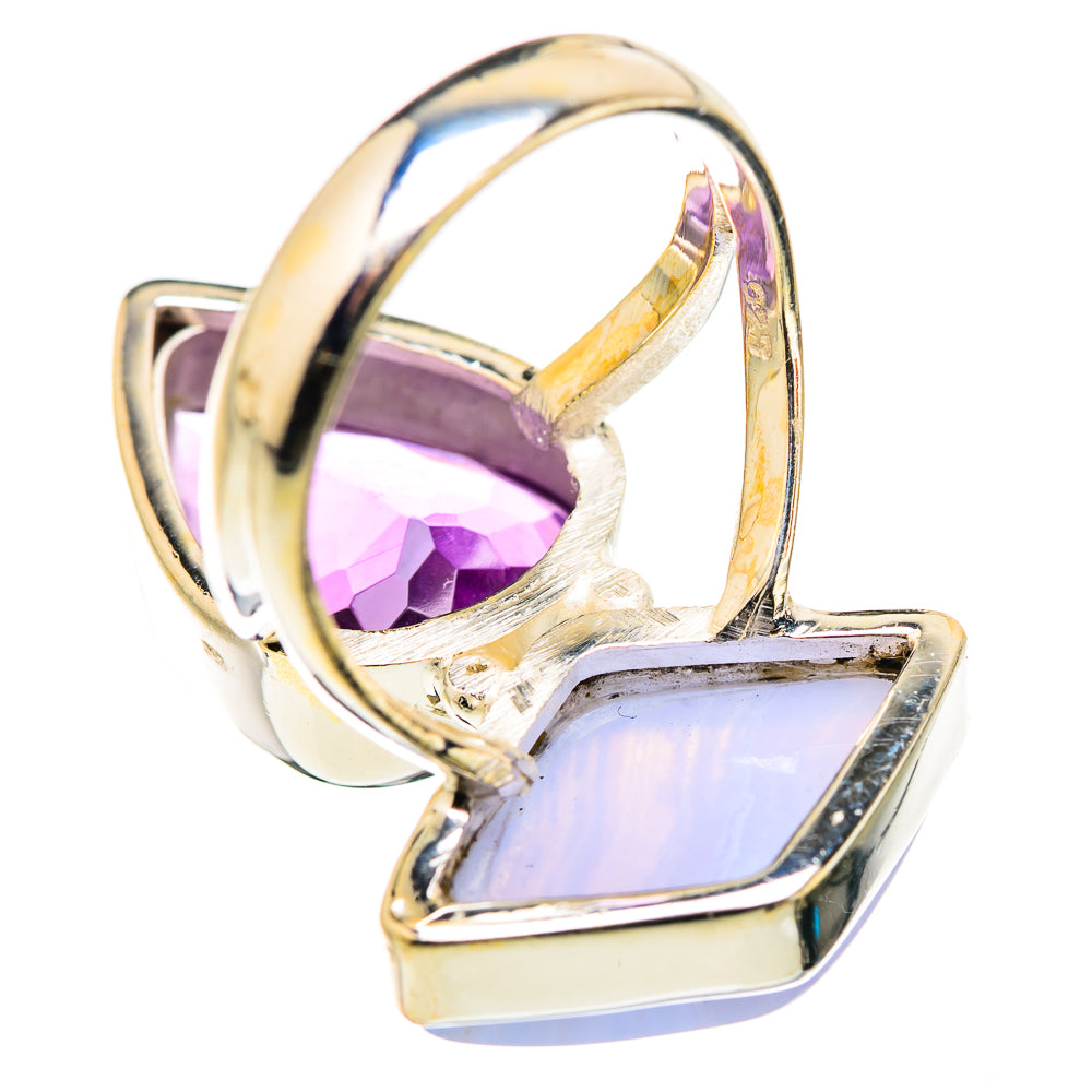 Amethyst Rings handcrafted by Ana Silver Co - RING129910 - Photo 3