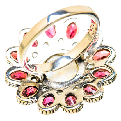 Rainbow Moonstone Rings handcrafted by Ana Silver Co - RING129914 - Photo 3