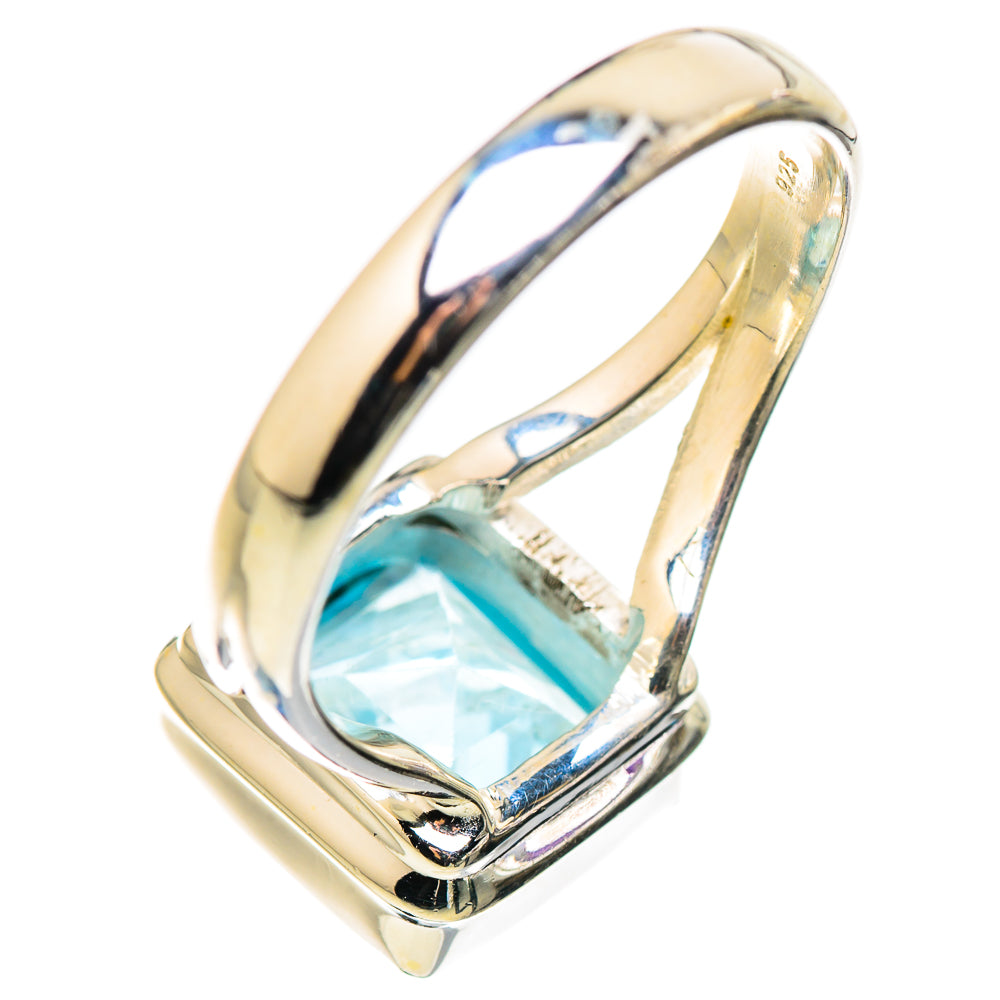 Blue Topaz Rings handcrafted by Ana Silver Co - RING129919 - Photo 3