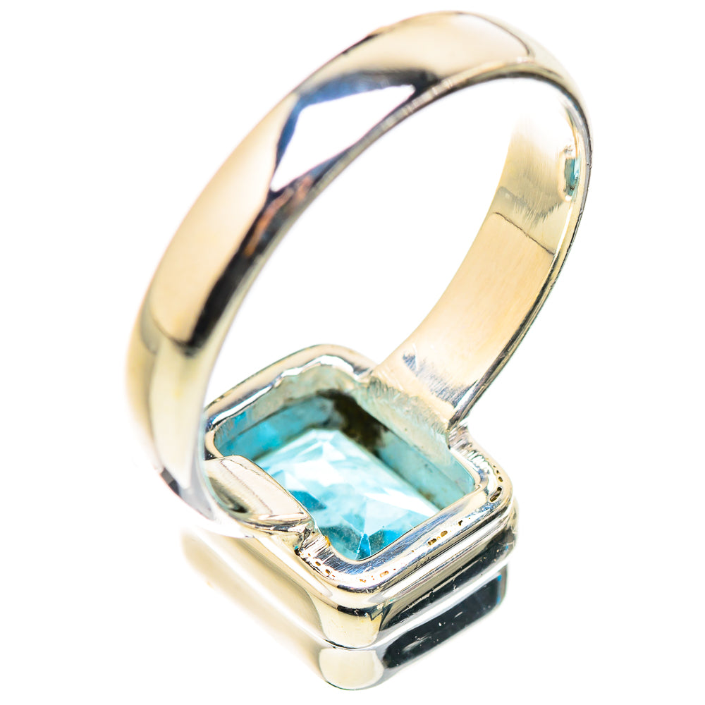Blue Topaz Rings handcrafted by Ana Silver Co - RING129923 - Photo 3