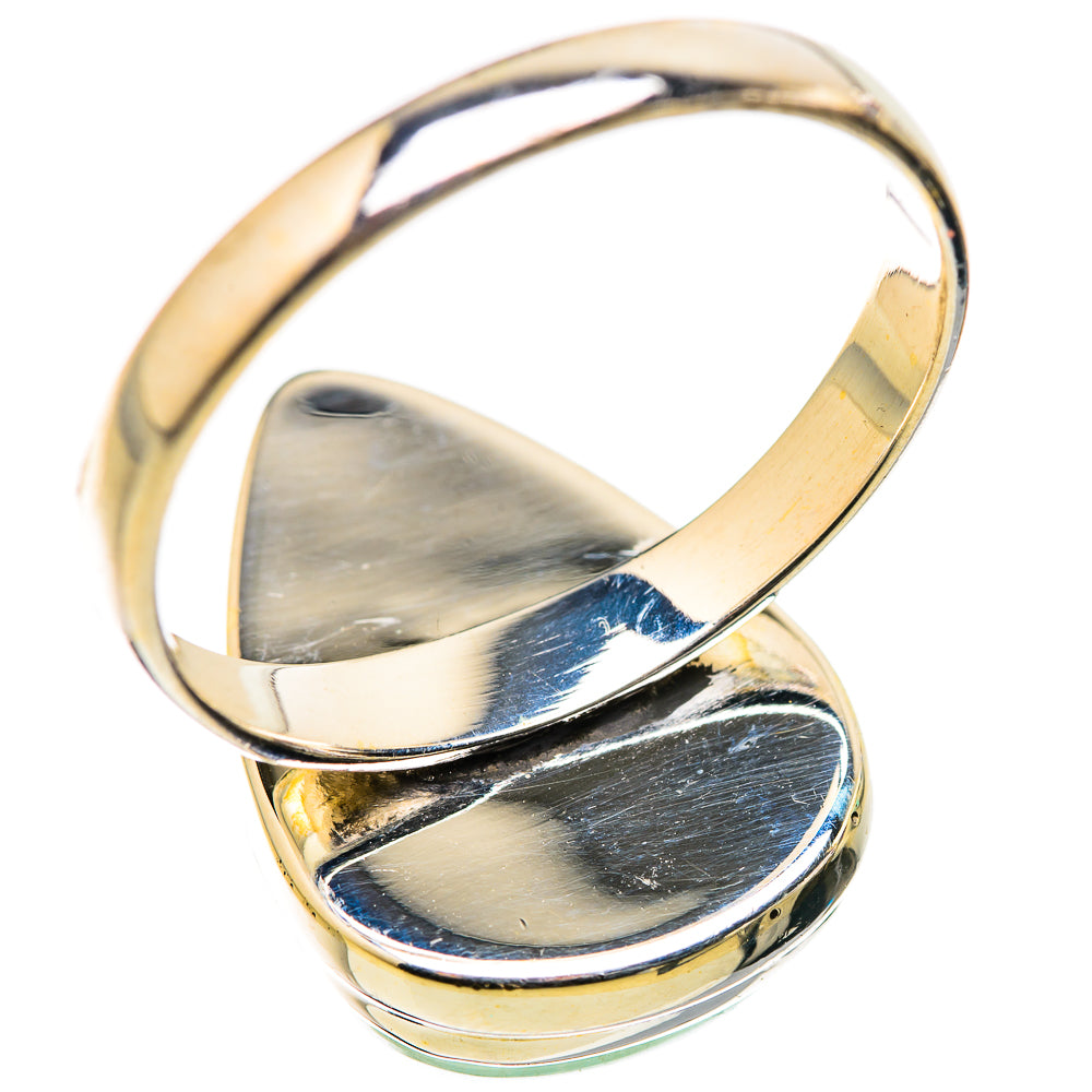 Green Moonstone Rings handcrafted by Ana Silver Co - RING129926 - Photo 3