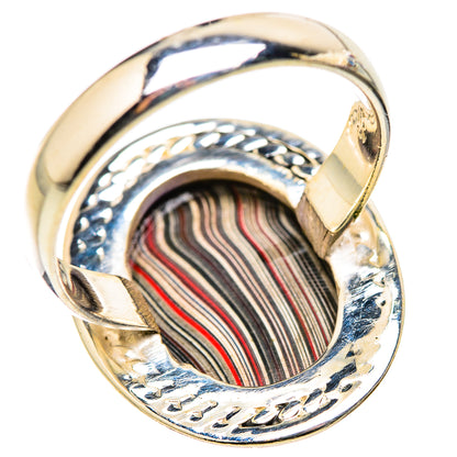 Fordite Rings handcrafted by Ana Silver Co - RING129942 - Photo 3