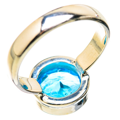 Blue Topaz Rings handcrafted by Ana Silver Co - RING129948 - Photo 3
