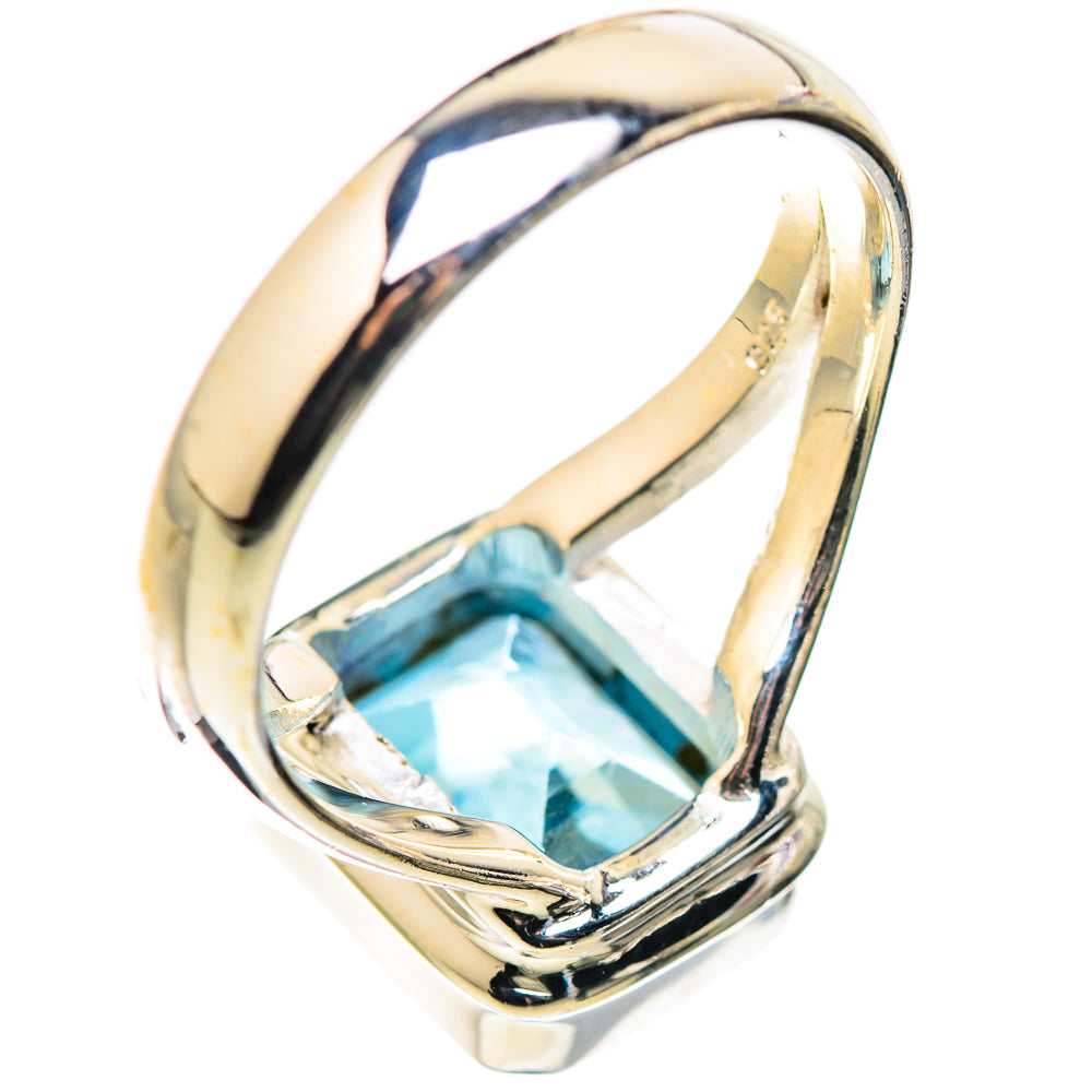 Blue Topaz Rings handcrafted by Ana Silver Co - RING129950 - Photo 3