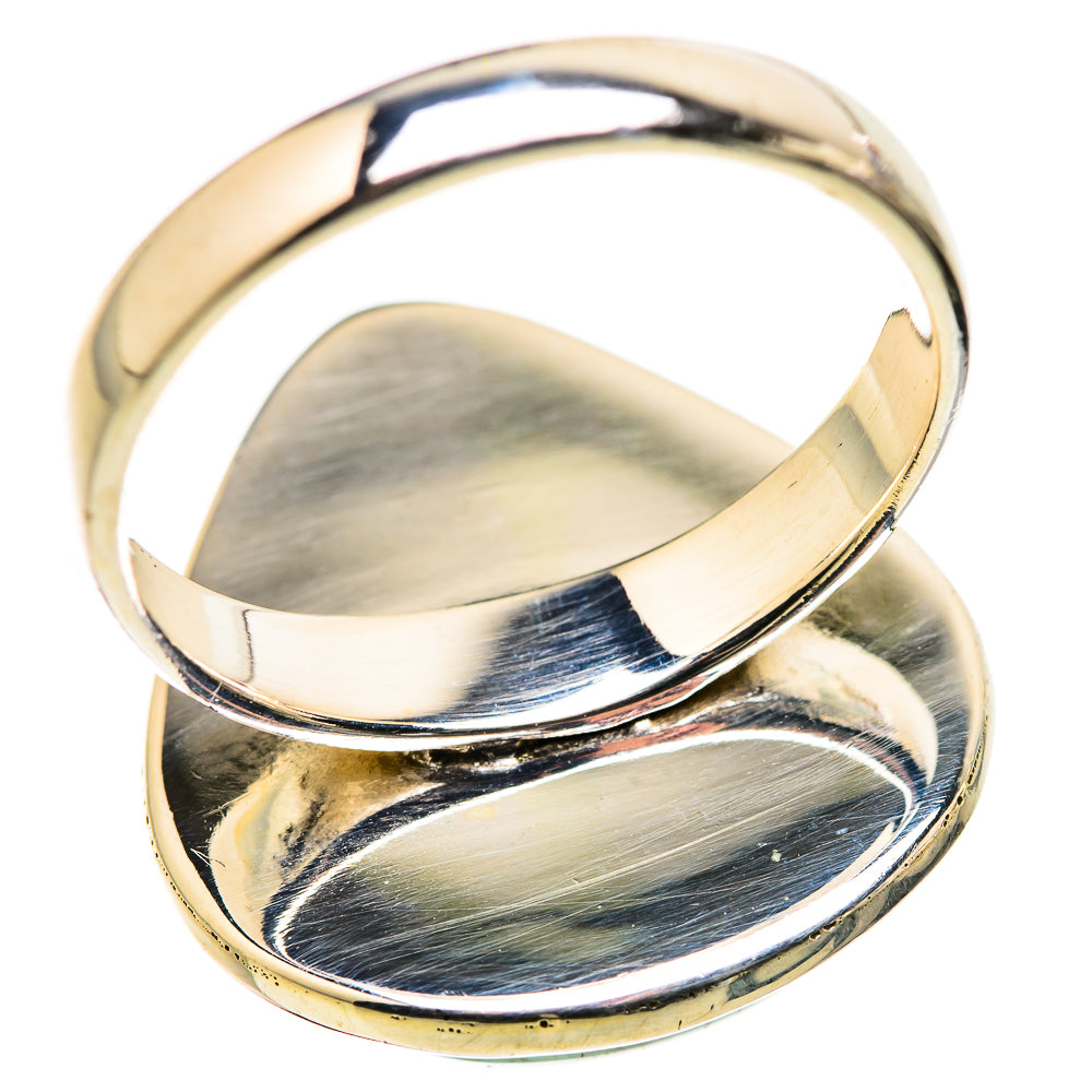 Green Moonstone Rings handcrafted by Ana Silver Co - RING129952 - Photo 3