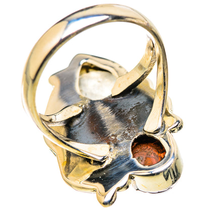 Rainbow Moonstone Rings handcrafted by Ana Silver Co - RING129961 - Photo 3