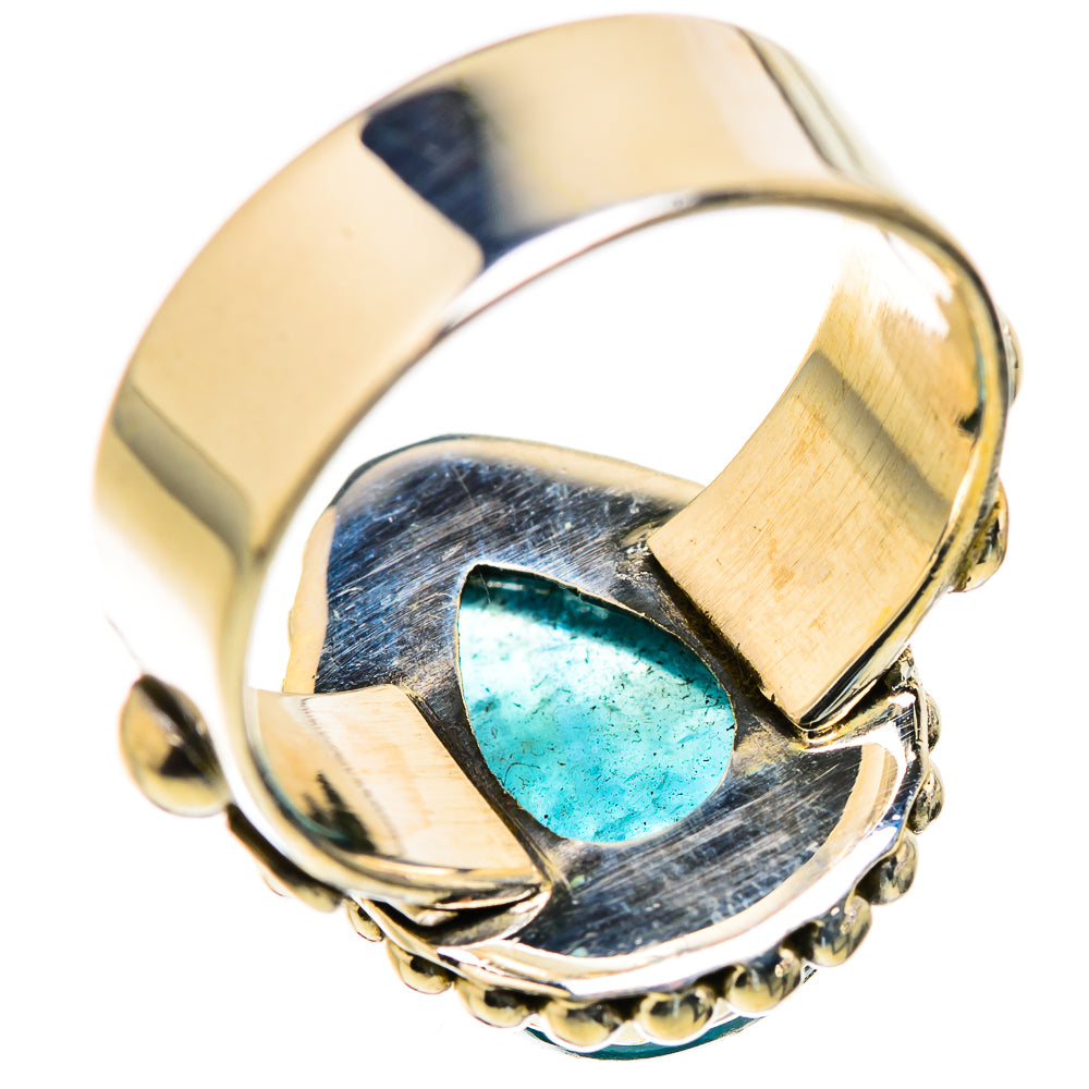 Blue Fluorite Rings handcrafted by Ana Silver Co - RING129974 - Photo 3