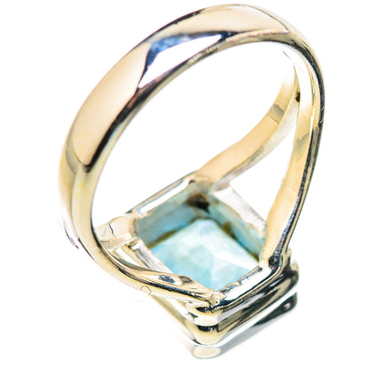 Blue Topaz Rings handcrafted by Ana Silver Co - RING129976 - Photo 3