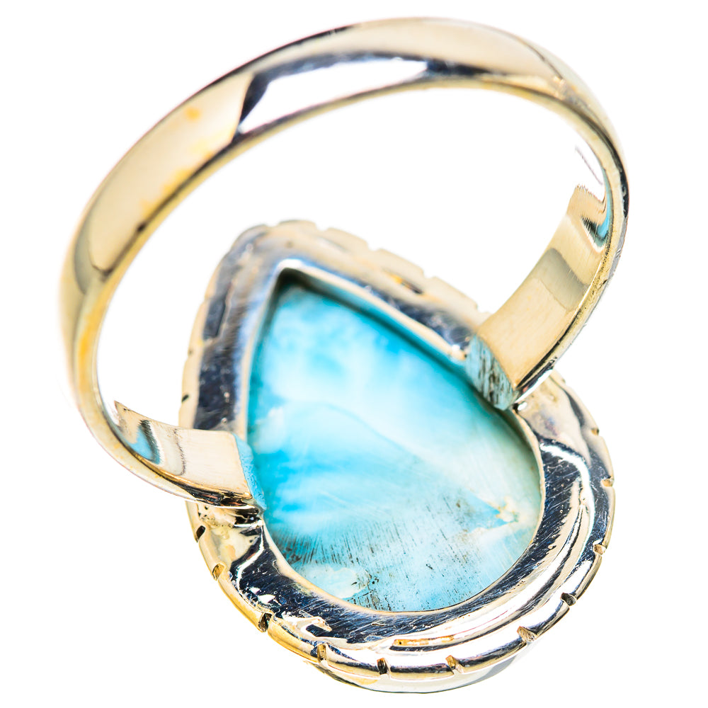 Larimar Rings handcrafted by Ana Silver Co - RING129977 - Photo 3