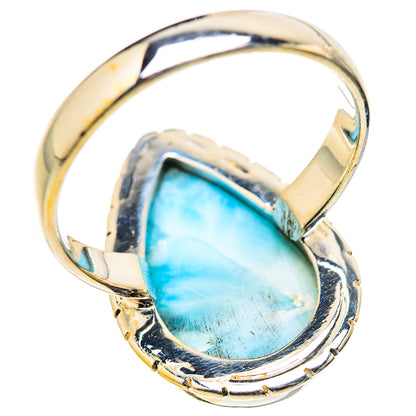 Larimar Rings handcrafted by Ana Silver Co - RING129977 - Photo 3