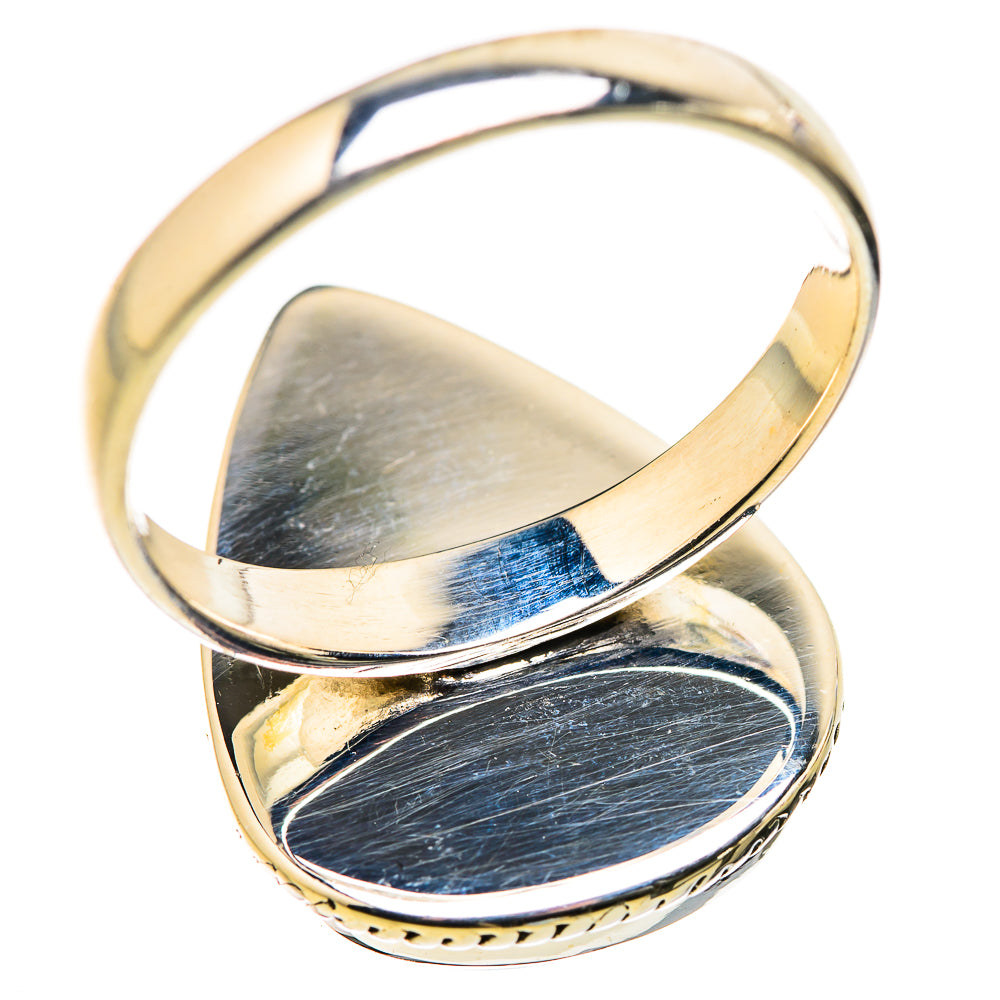 Green Moonstone Rings handcrafted by Ana Silver Co - RING129980 - Photo 3