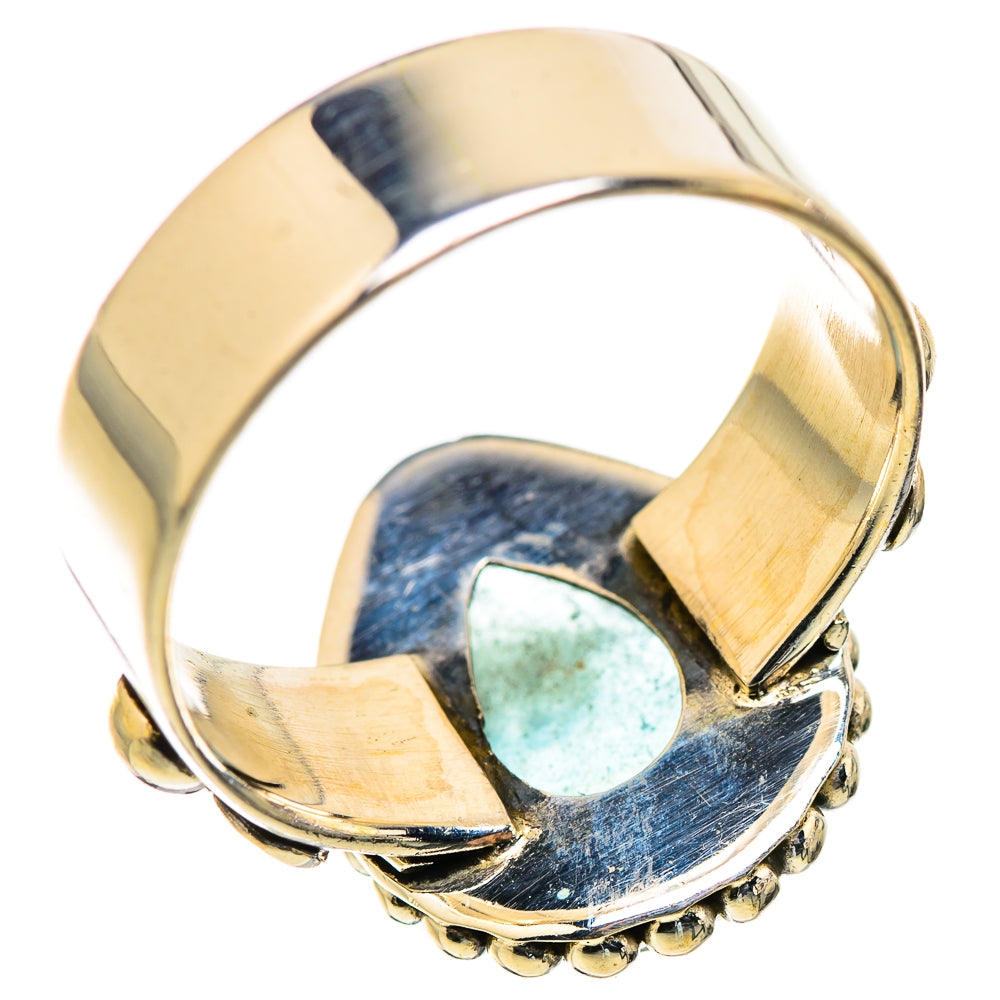 Blue Fluorite Rings handcrafted by Ana Silver Co - RING130001 - Photo 3