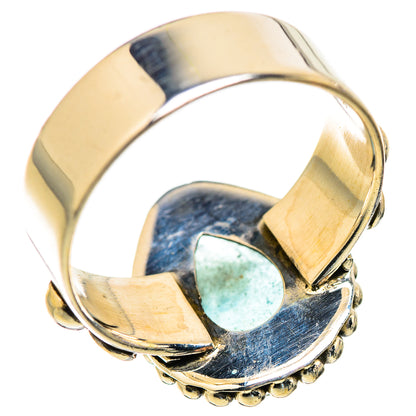 Blue Fluorite Rings handcrafted by Ana Silver Co - RING130001 - Photo 3
