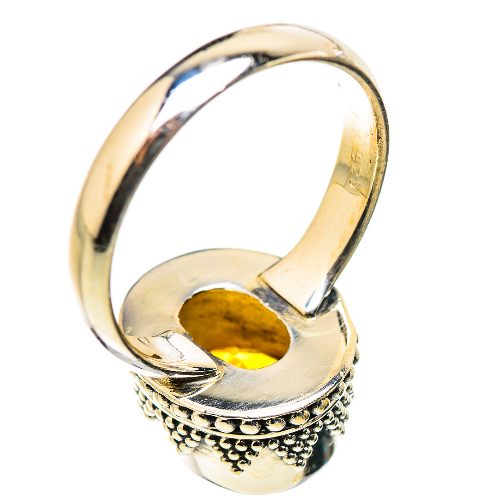 Citrine Rings handcrafted by Ana Silver Co - RING130006 - Photo 3
