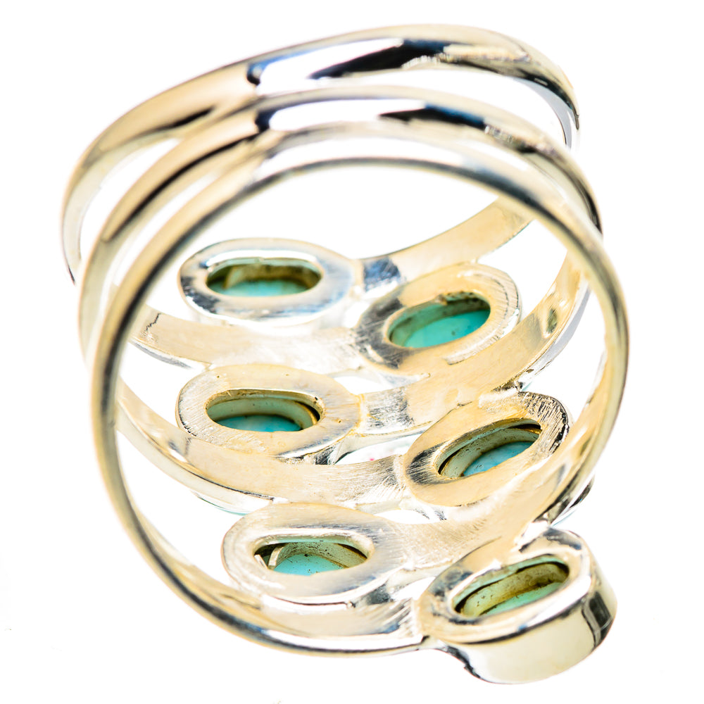 Larimar Rings handcrafted by Ana Silver Co - RING130019 - Photo 3